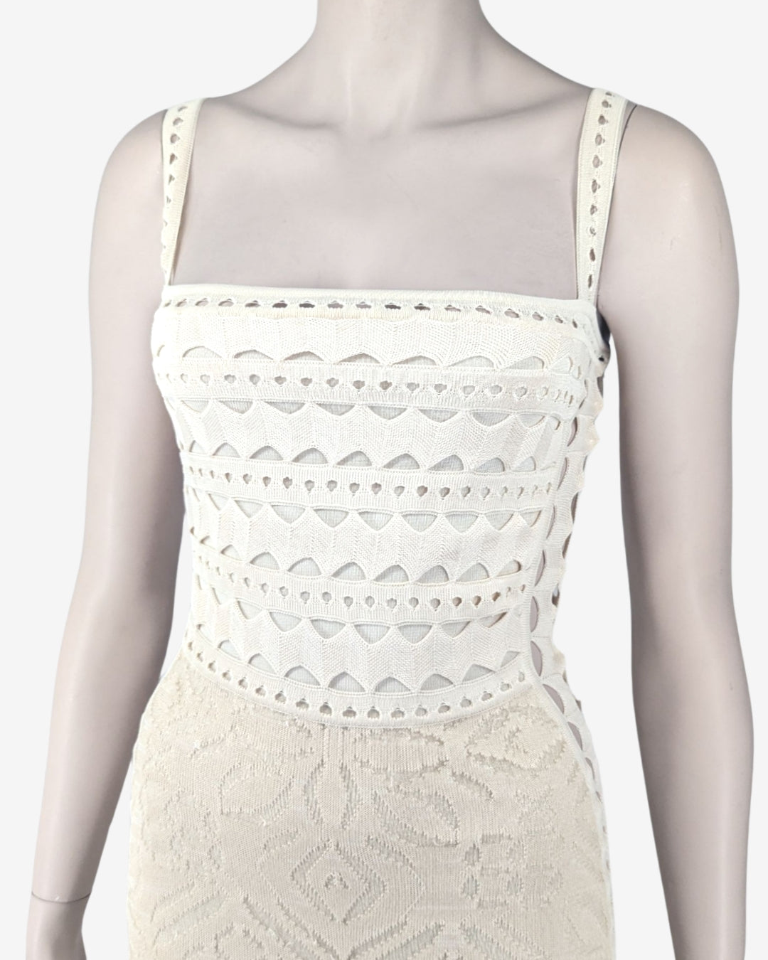 Adam Jones Maxi Cut Out Knit Dress