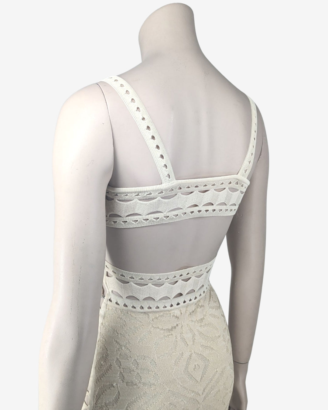 Adam Jones Maxi Cut Out Knit Dress
