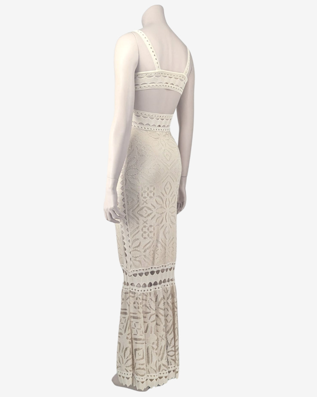 Adam Jones Maxi Cut Out Knit Dress