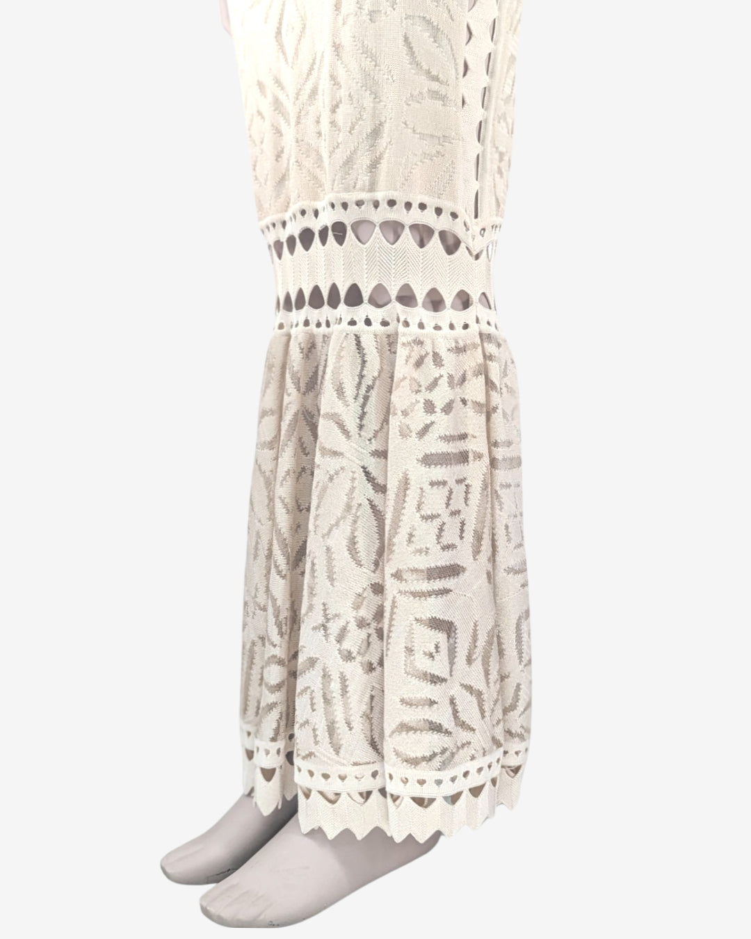 Adam Jones Maxi Cut Out Knit Dress