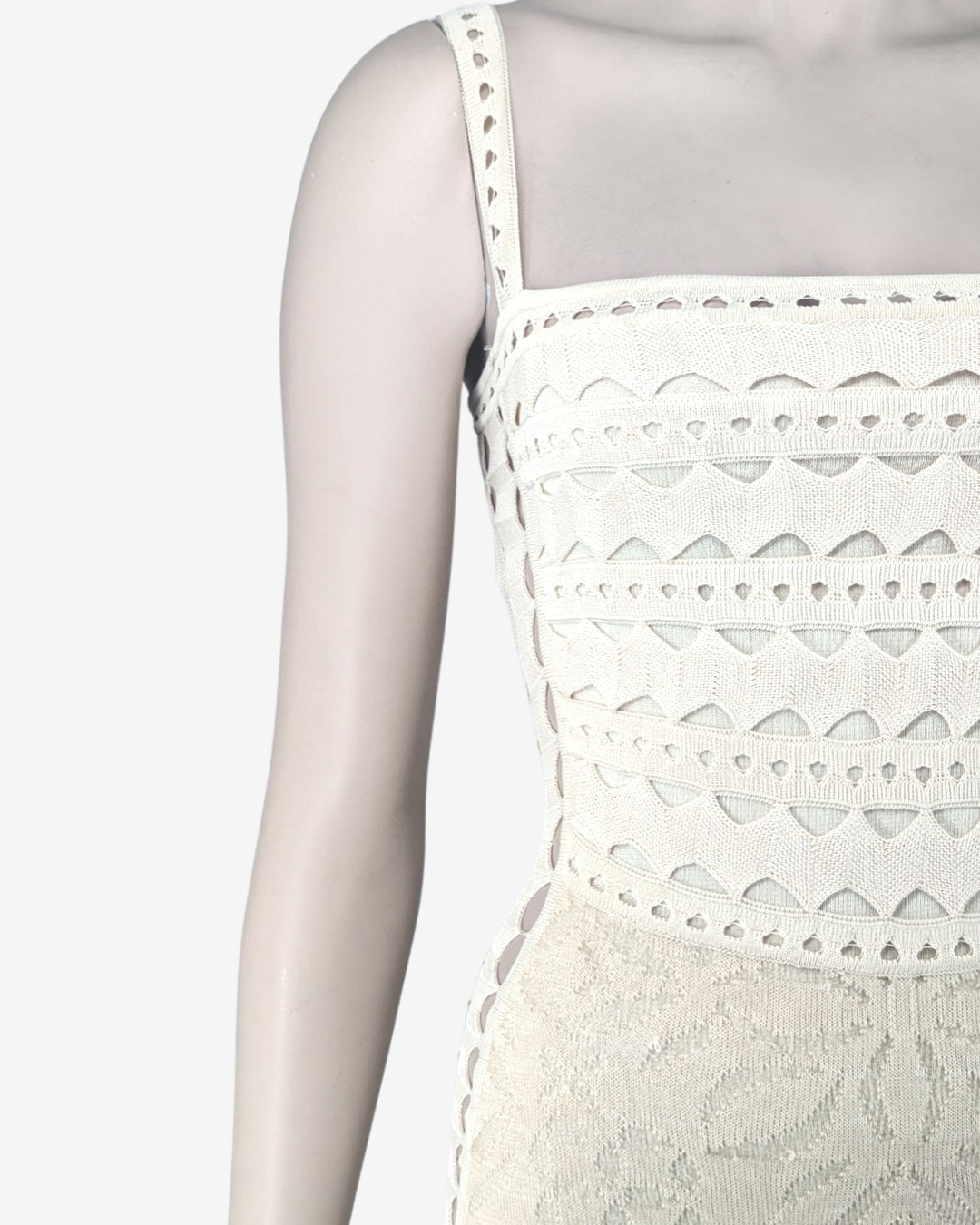 Adam Jones Maxi Cut Out Knit Dress
