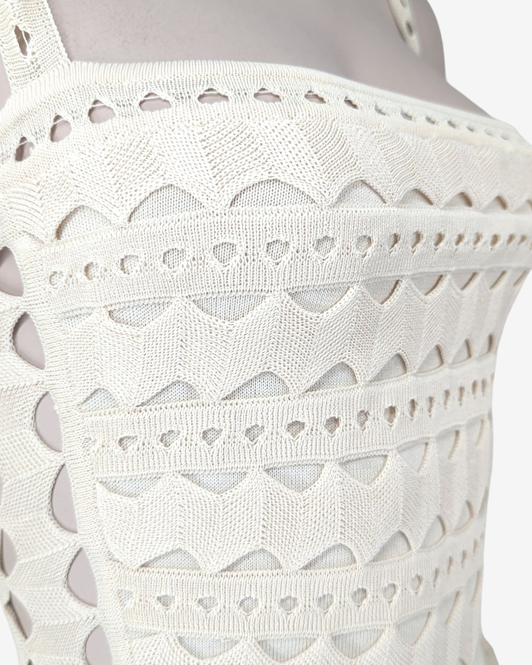 Adam Jones Maxi Cut Out Knit Dress