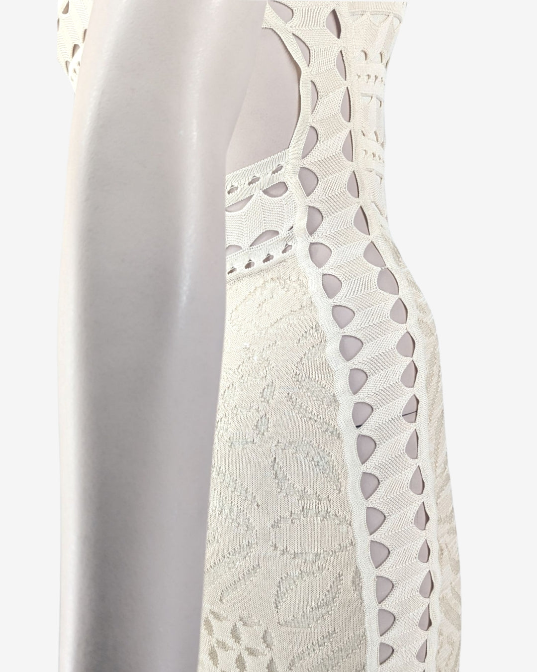 Adam Jones Maxi Cut Out Knit Dress