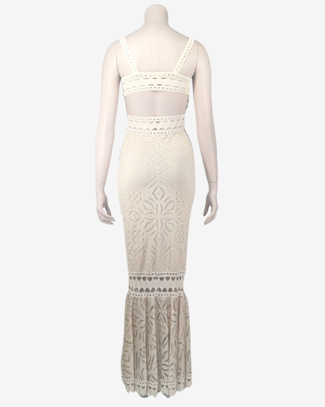 Adam Jones Maxi Cut Out Knit Dress