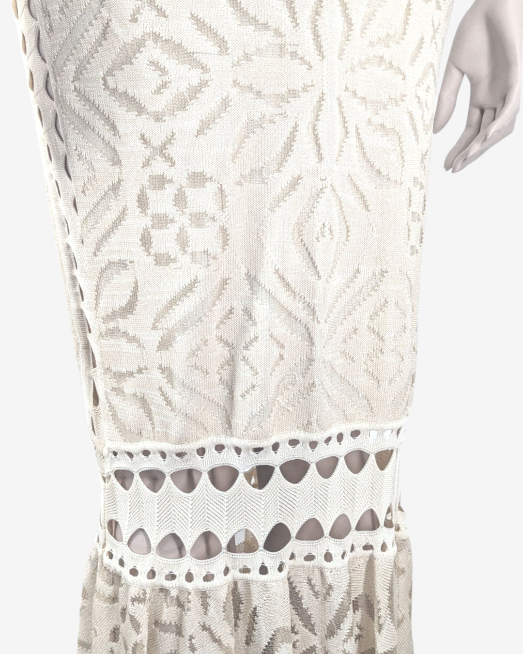 Adam Jones Maxi Cut Out Knit Dress
