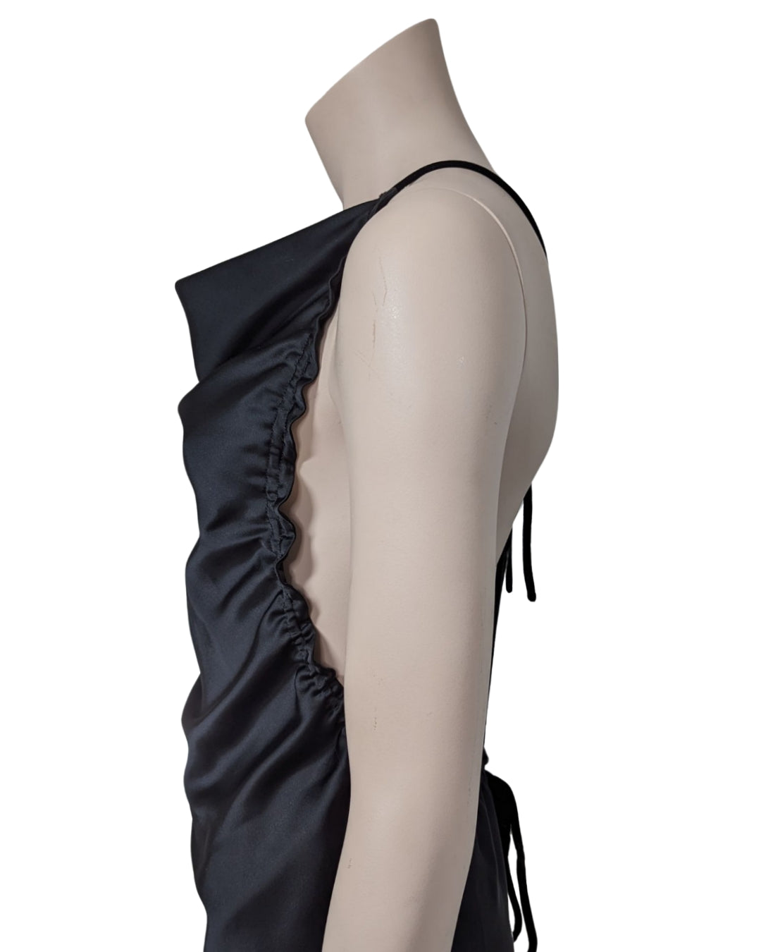 Armani Backless Satin Dress