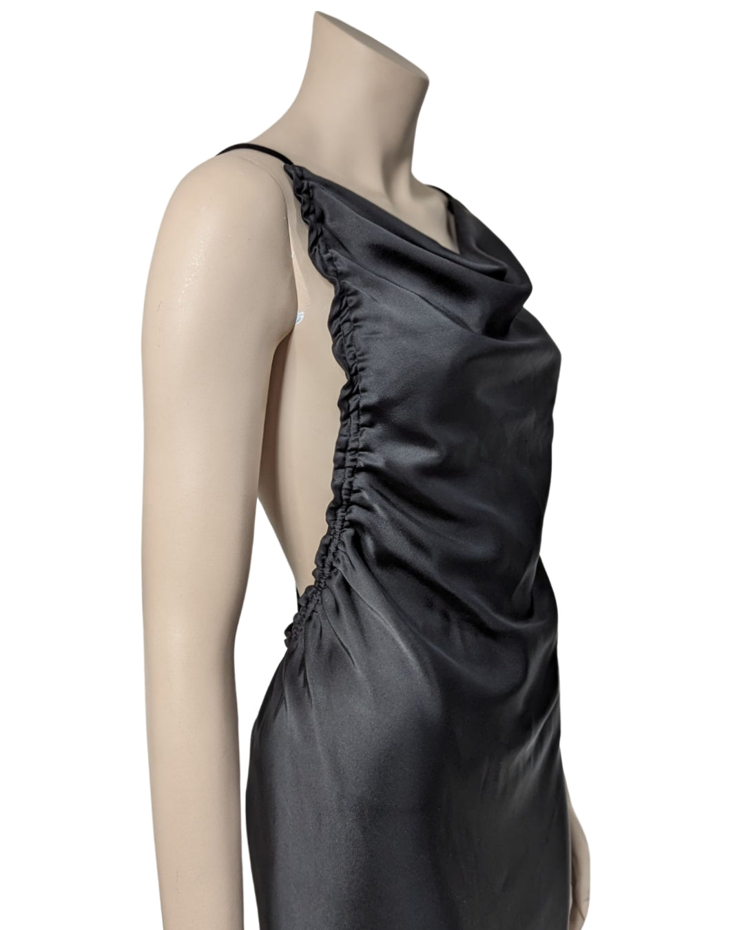 Armani Backless Satin Dress
