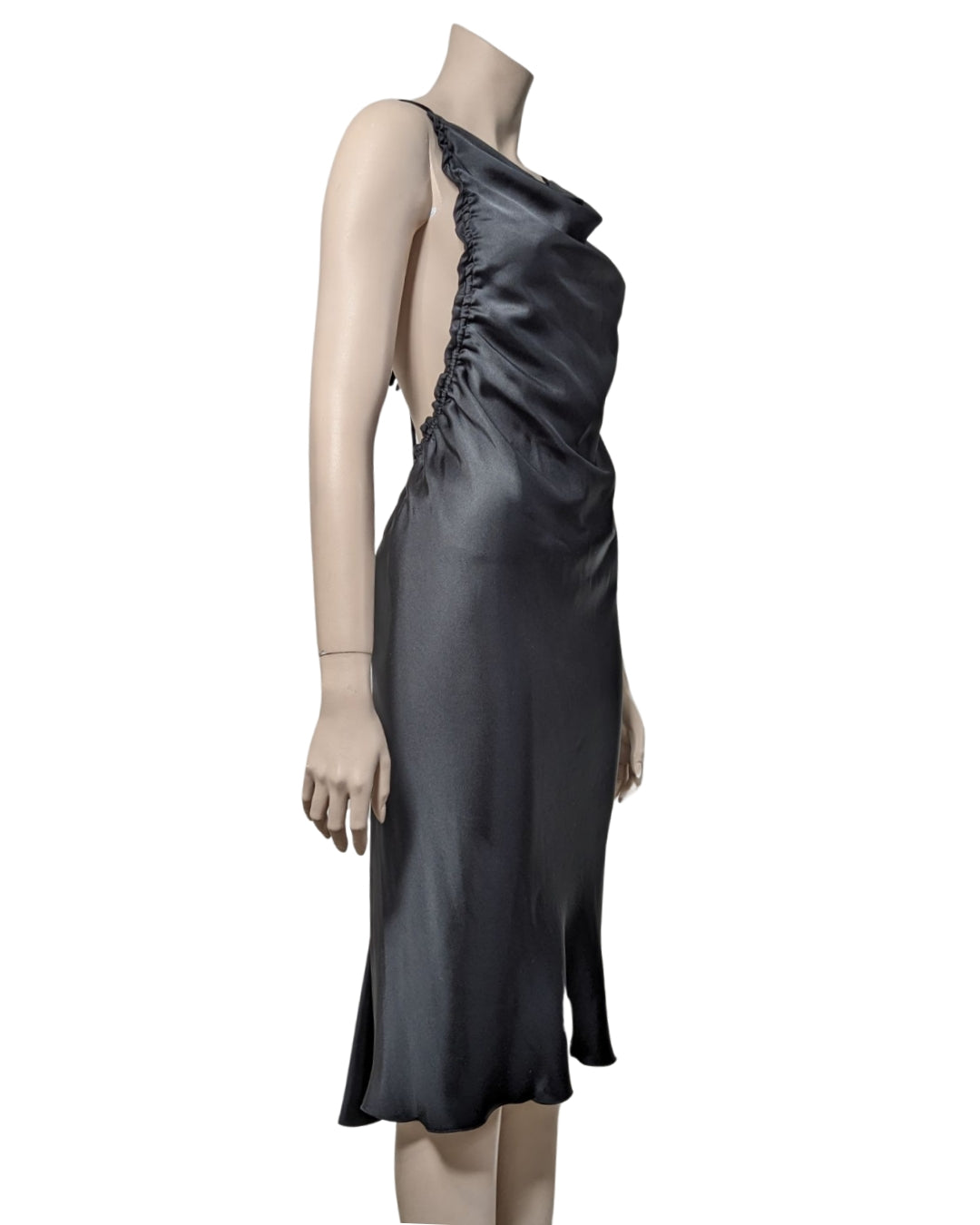 Armani Backless Satin Dress