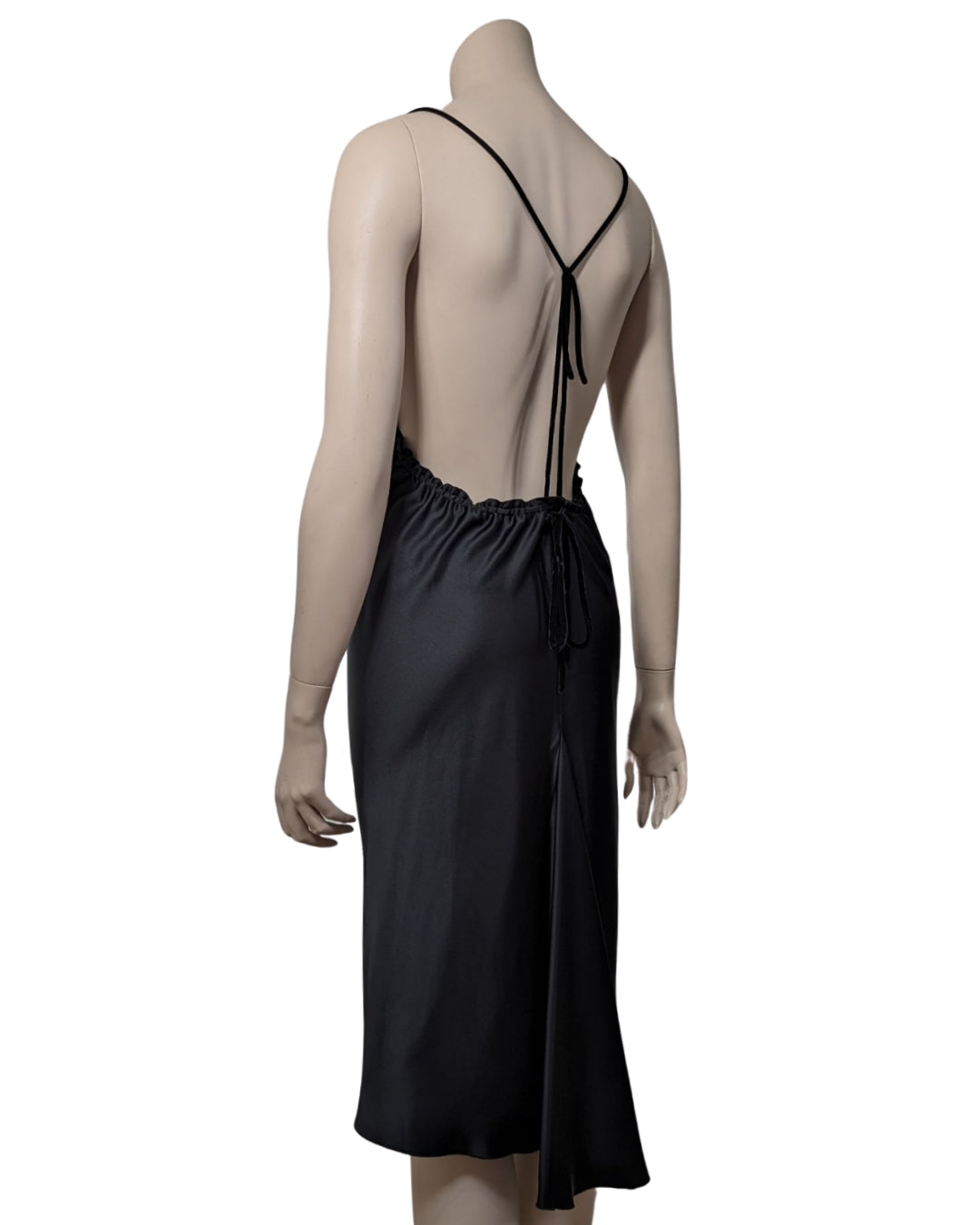 Armani Backless Satin Dress
