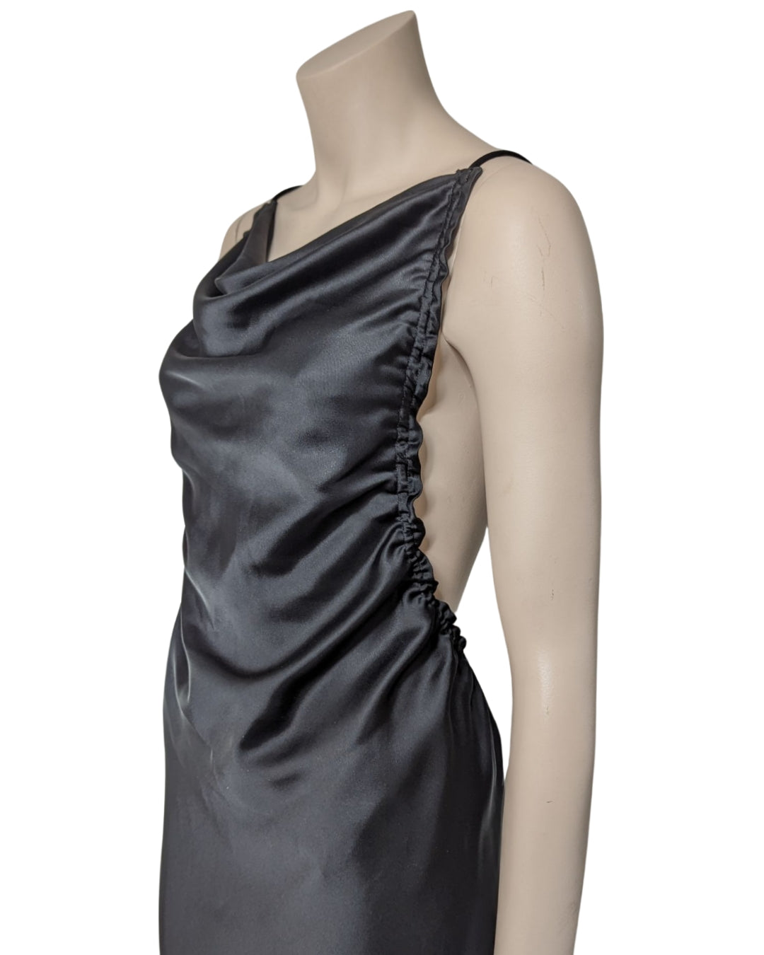 Armani Backless Satin Dress