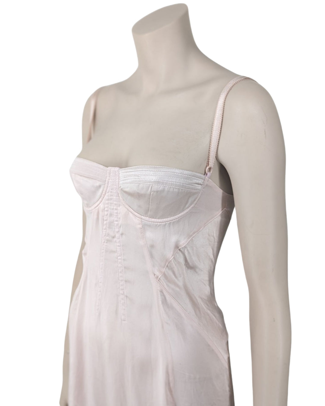 D&G Dolce and Gabbana Silk Corset Dress at SoirVintage