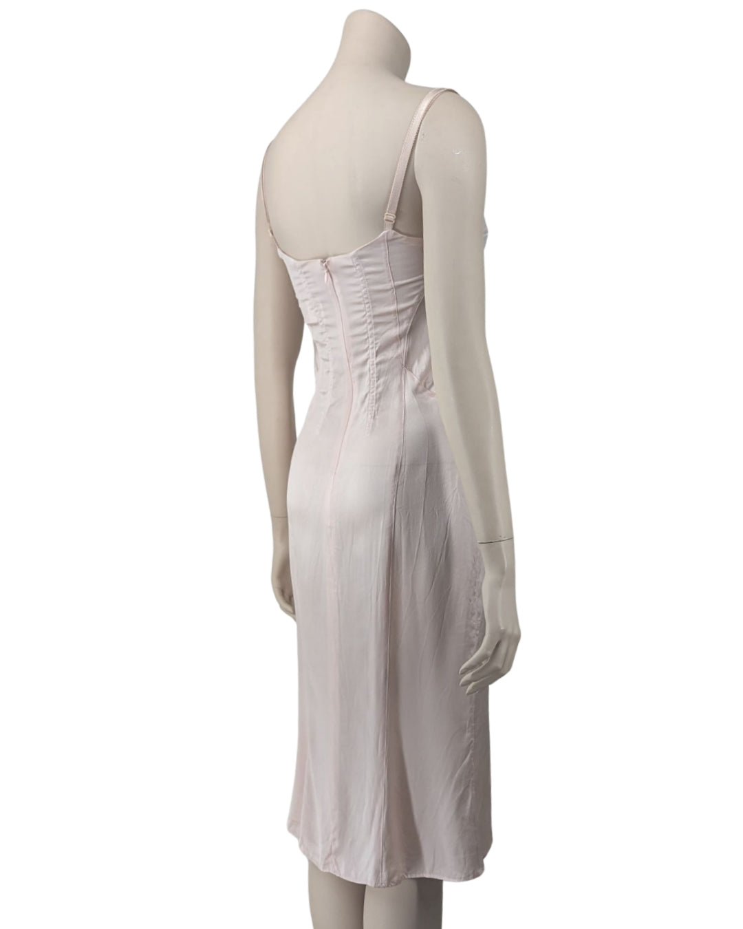 D&G Dolce and Gabbana Silk Corset Dress at SoirVintage