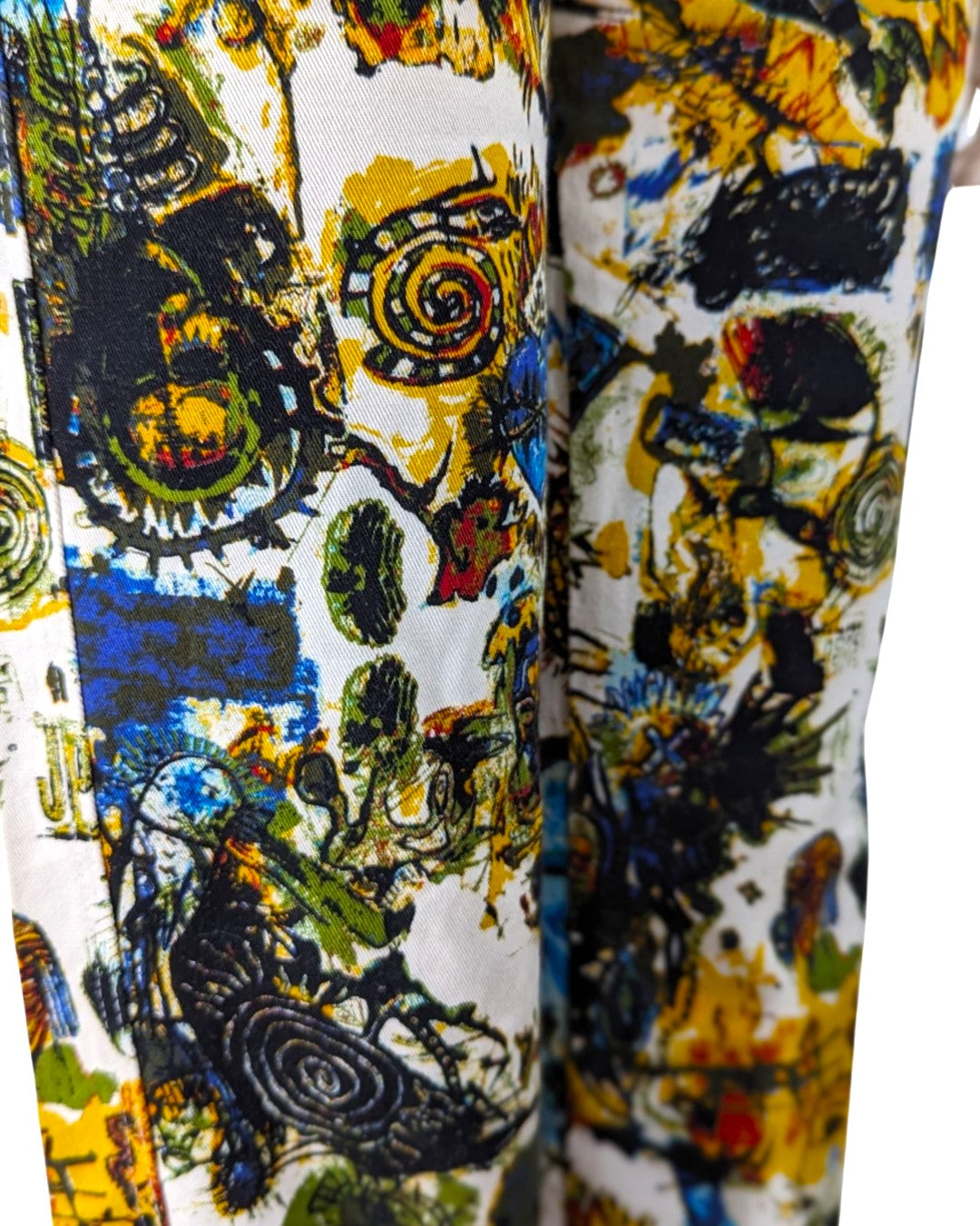 Jean Paul Gaultier Basquiat Print Jeans