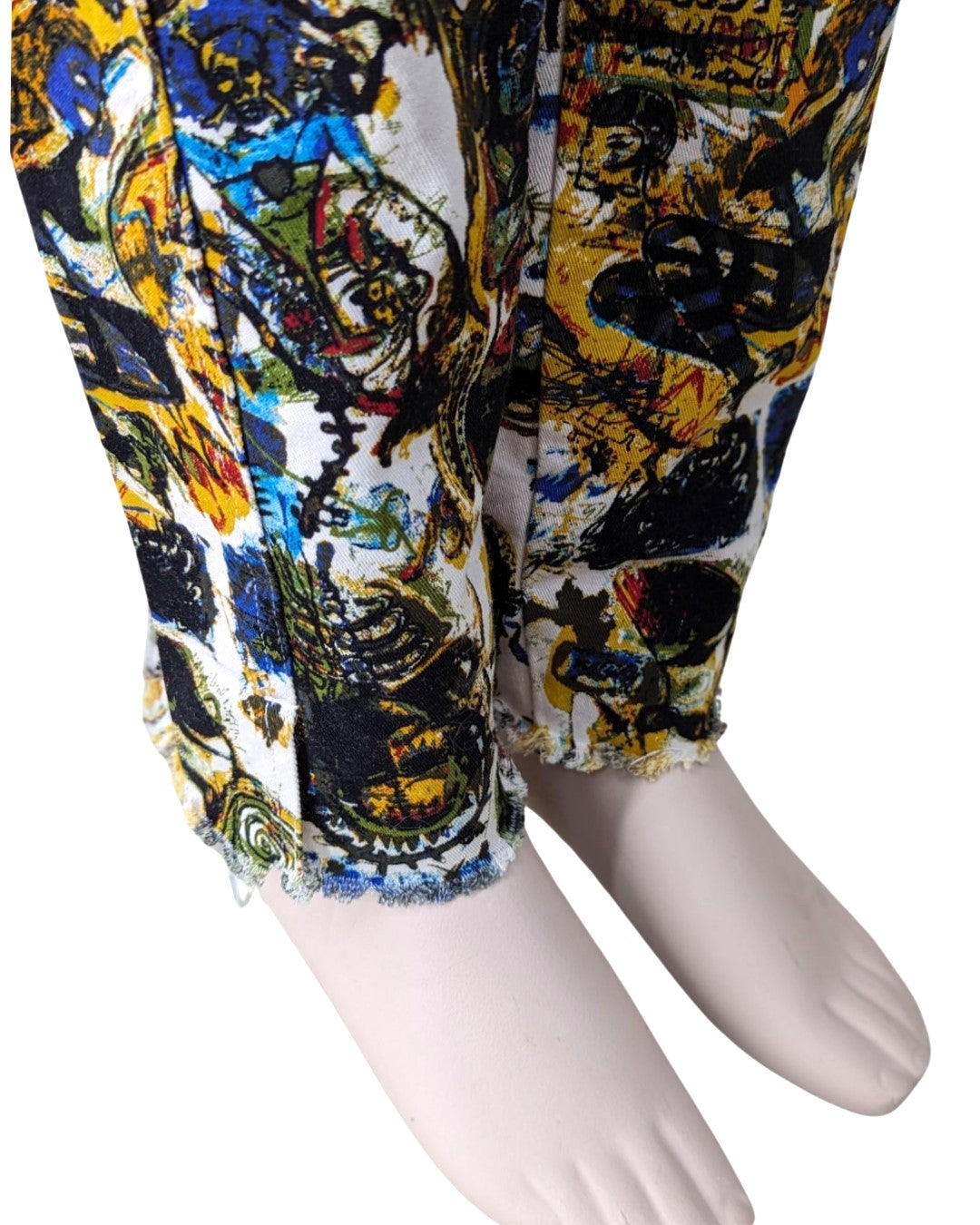 Jean Paul Gaultier Basquiat Print Jeans