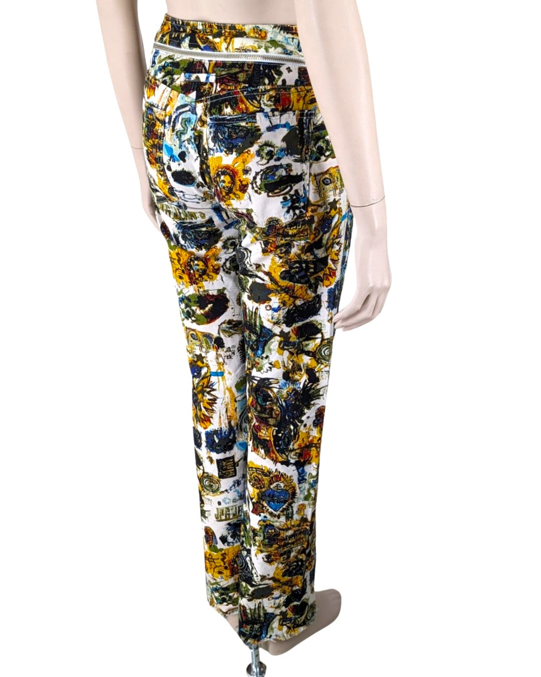 Jean Paul Gaultier Basquiat Print Jeans