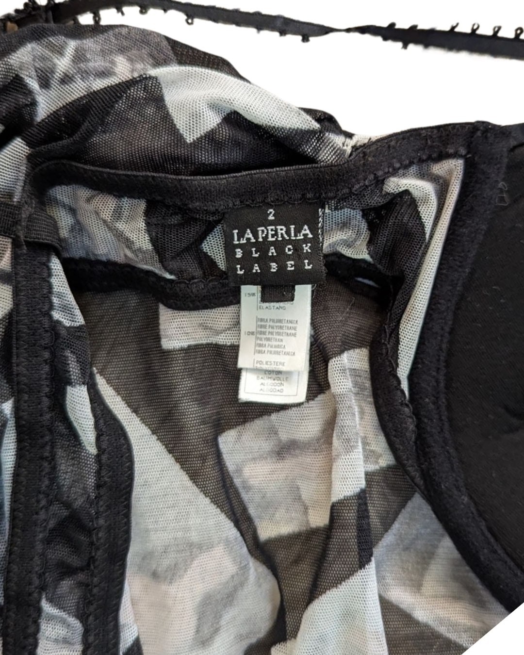 La Perla Black Label Bettie Page Mesh Dress