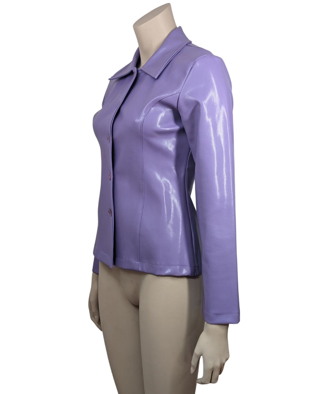 High-Shine Vinyl Jacket
