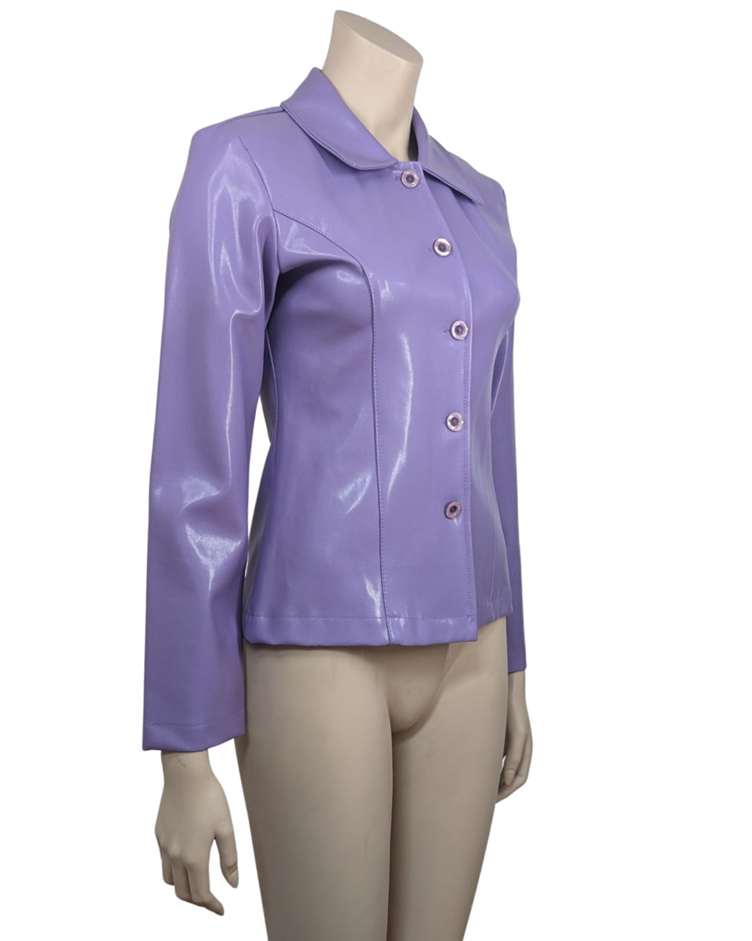 High-Shine Vinyl Jacket