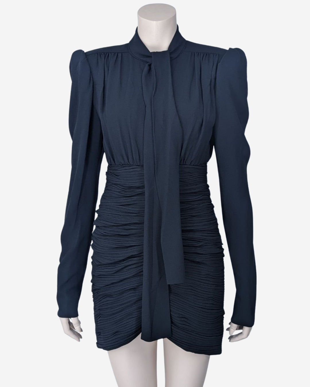 Saint Laurent by Anthony Vaccarello F/W 2018 Black Dress