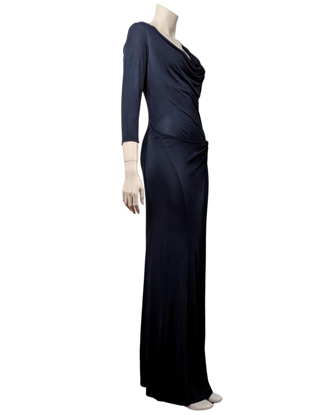 Versace Jeans Couture Asymmetric Maxi Dress at SoirVintage