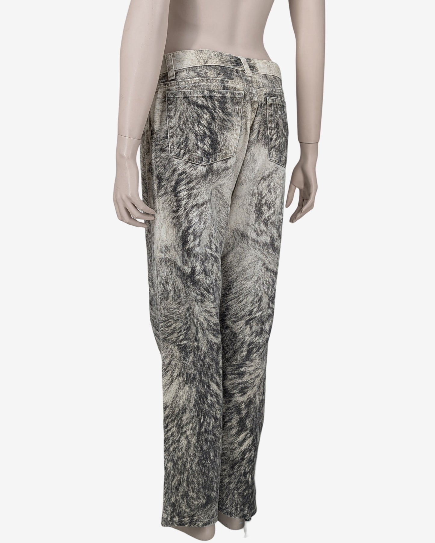 Roberto Cavalli F/W 1999 Abstract Animal Patterns Jeans