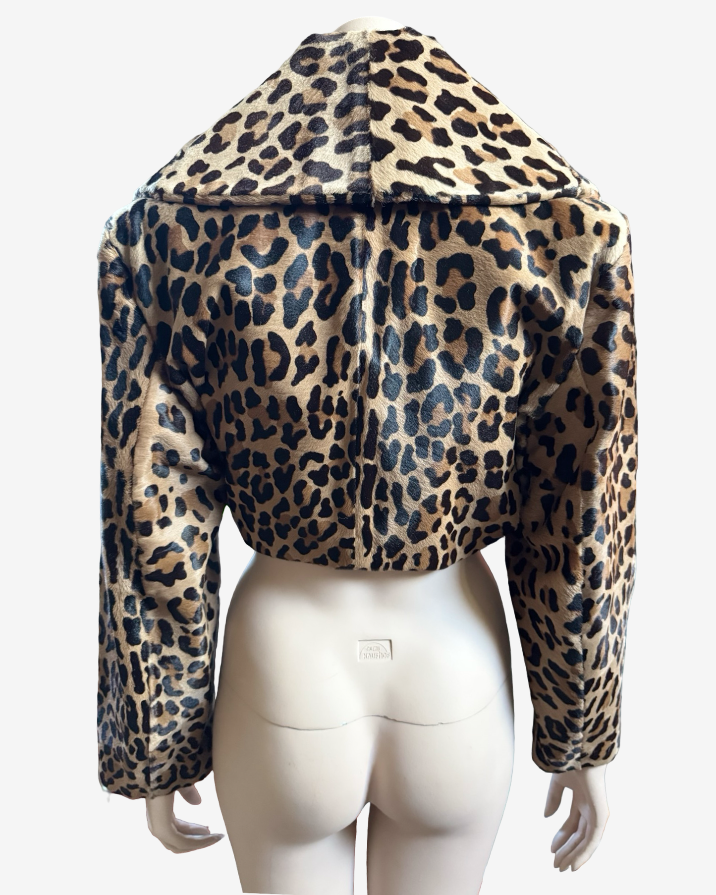 Alaïa 1991 Fur Cheetah Cropped Jacket Runway