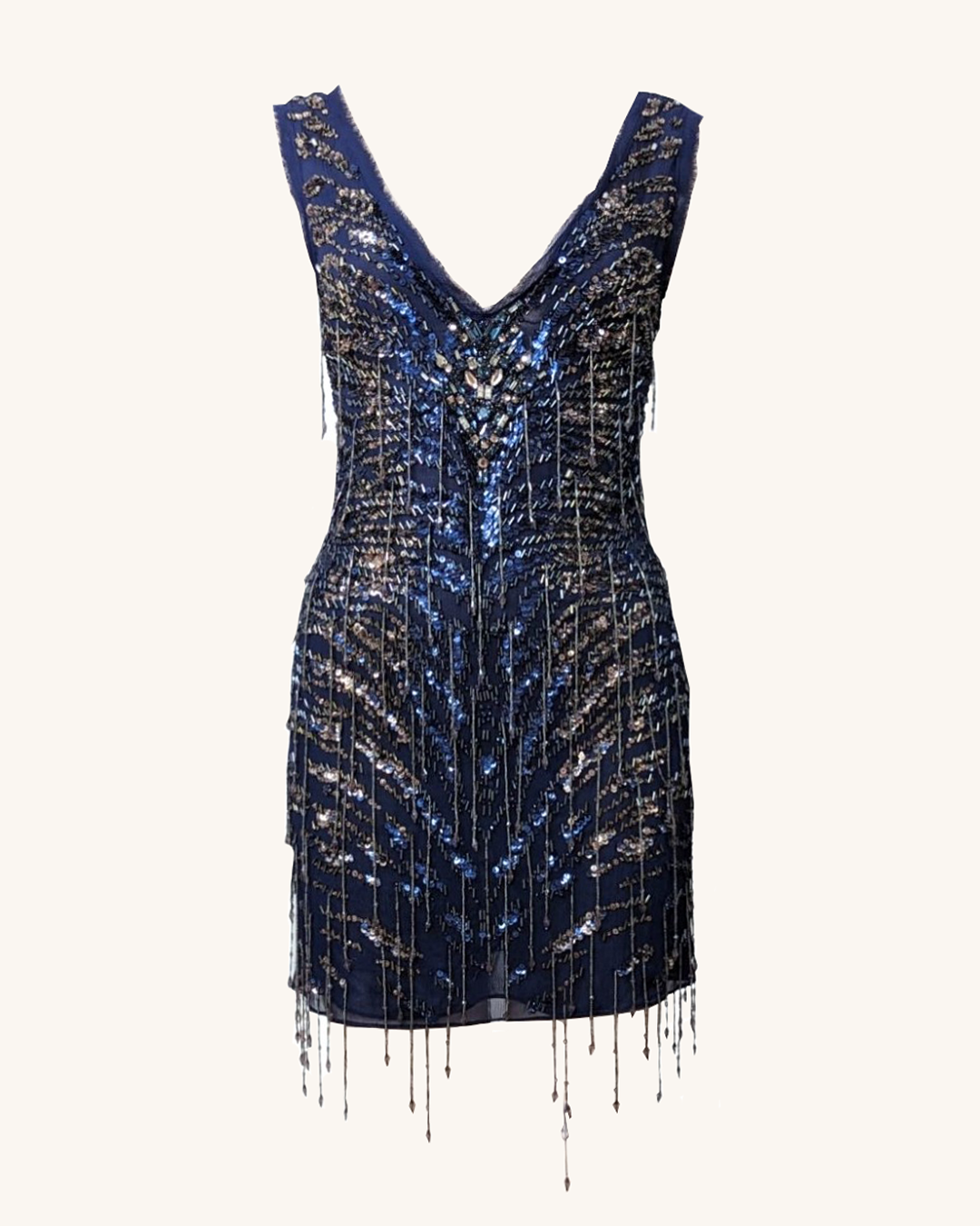 Roberto Cavalli F/W2002 Beaded Mini Dress