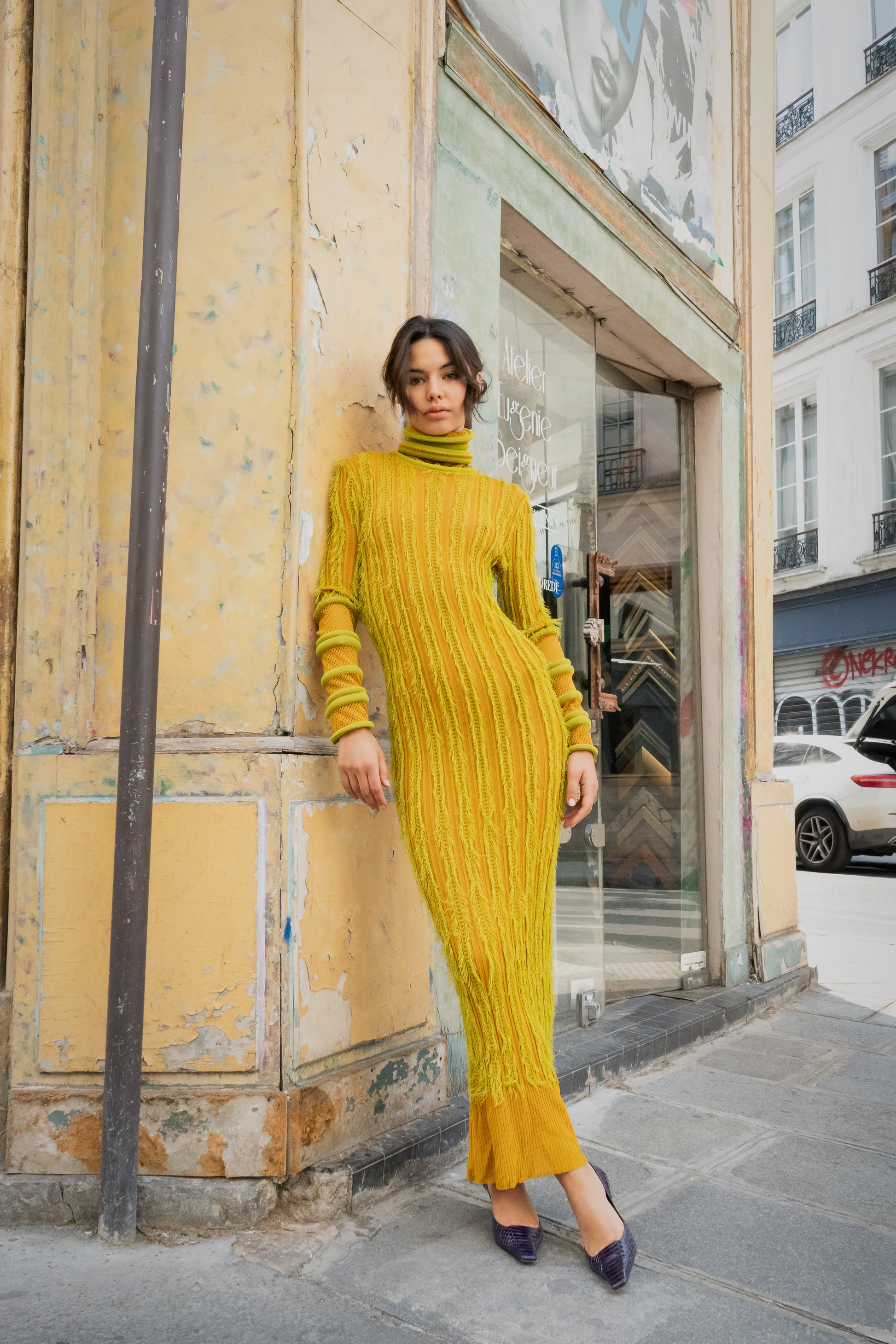 Christian Dior by John Galliano - F/W 1999 - Maxi Knit Dress SOIR Christian Dior by John Galliano - F/W 1999 - Maxi Knit Dress SOIR