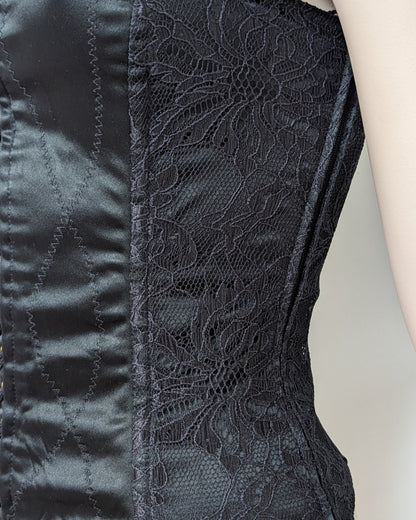 Dolce & Gabbana D&G satin bustier at Soir Vintage