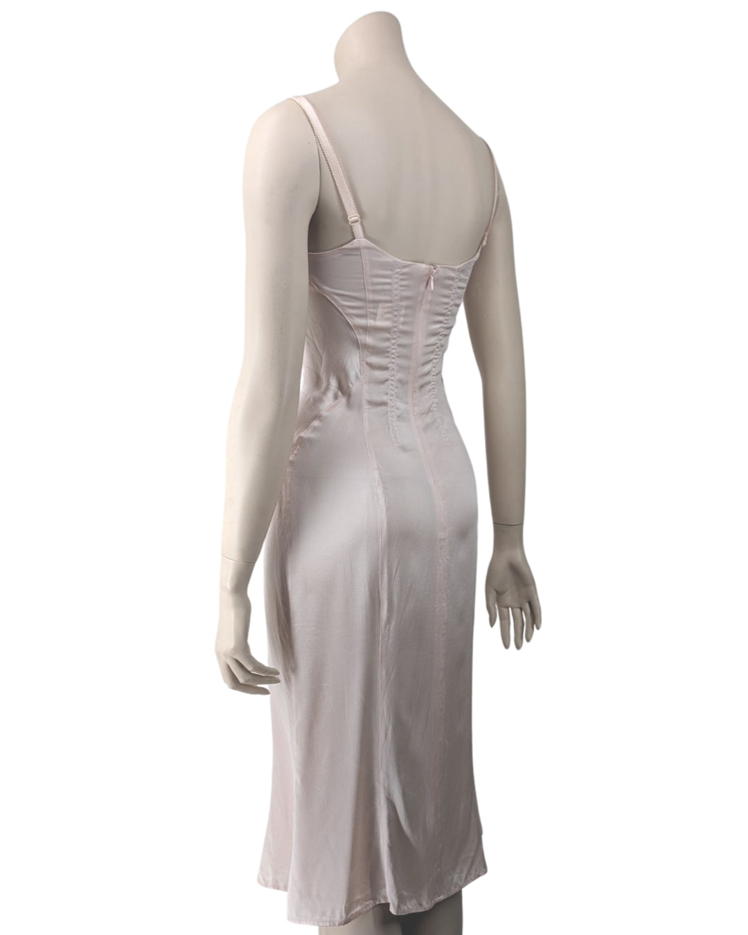 D&G Dolce and Gabbana Silk Corset Dress at SoirVintage