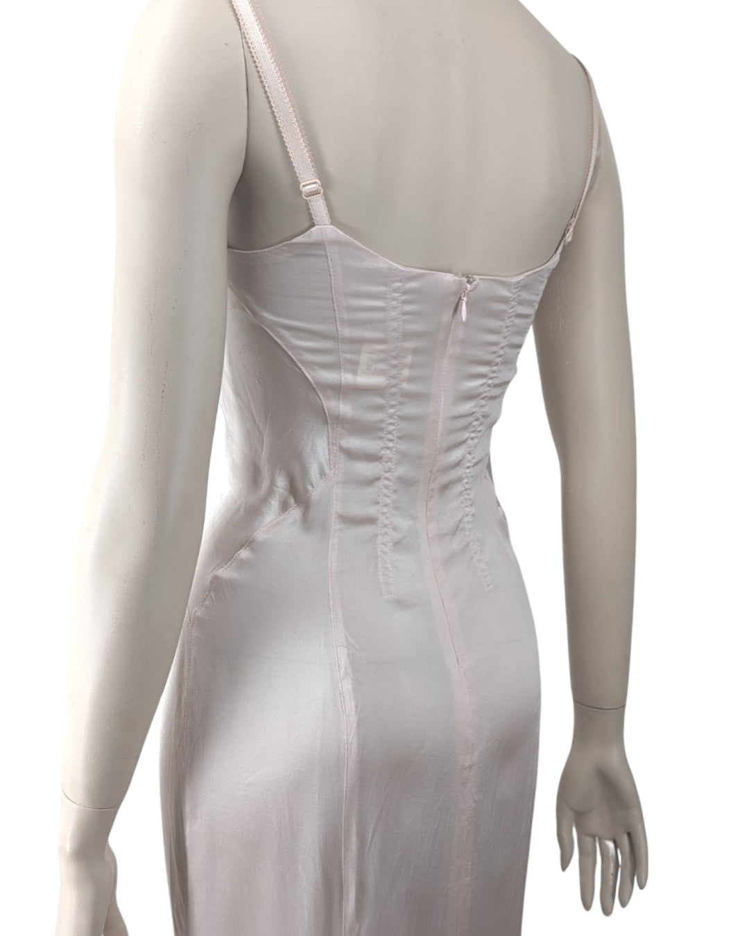 D&G Dolce and Gabbana Silk Corset Dress at SoirVintage