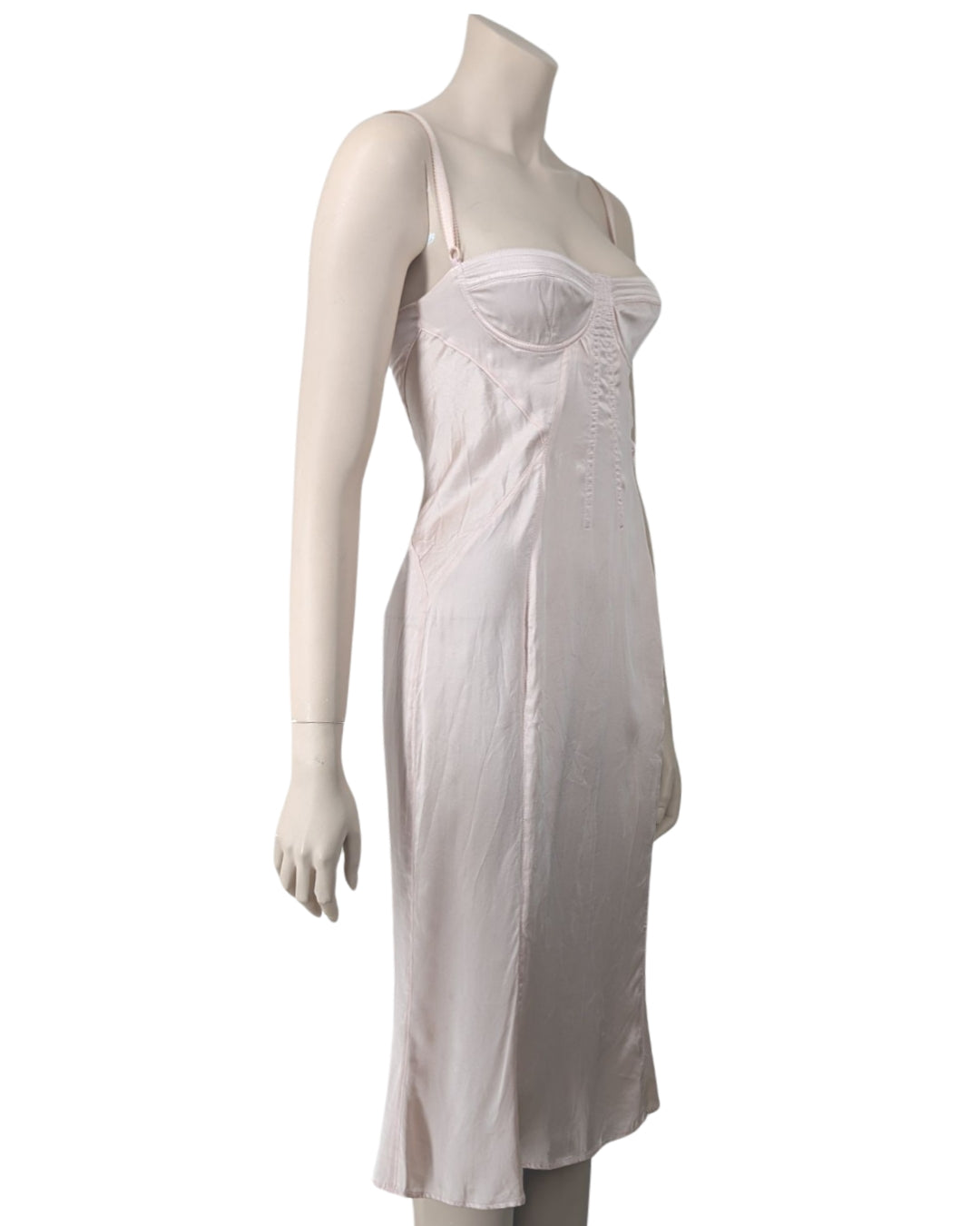 D&G Dolce and Gabbana Silk Corset Dress at SoirVintage