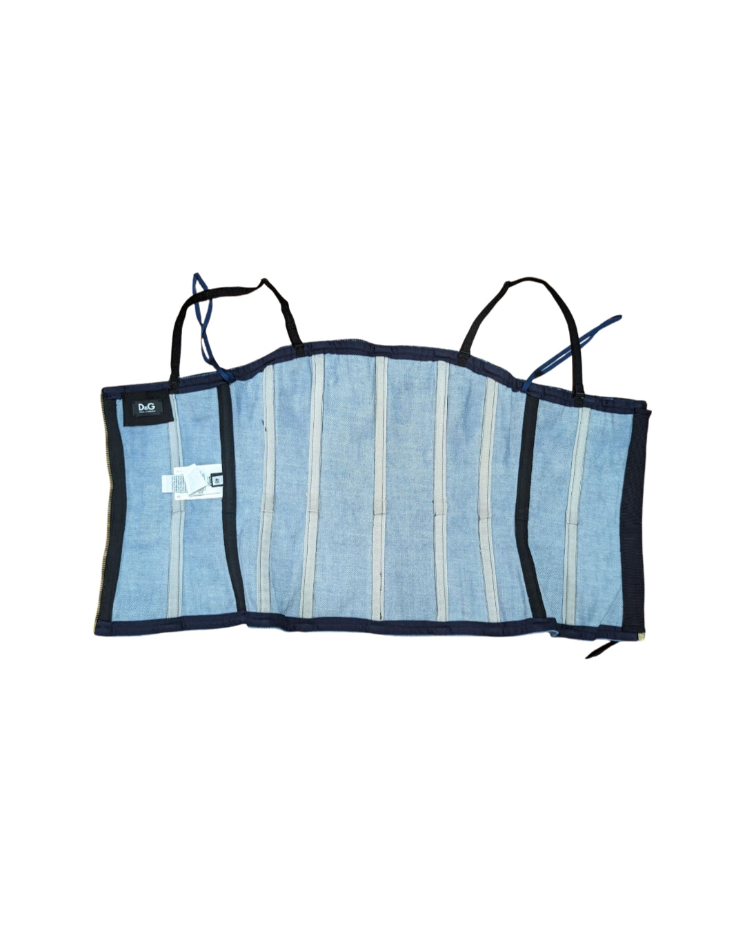 D&G Dolce and Gabanna Fall 2010 Denim Bustier at SoirVintage