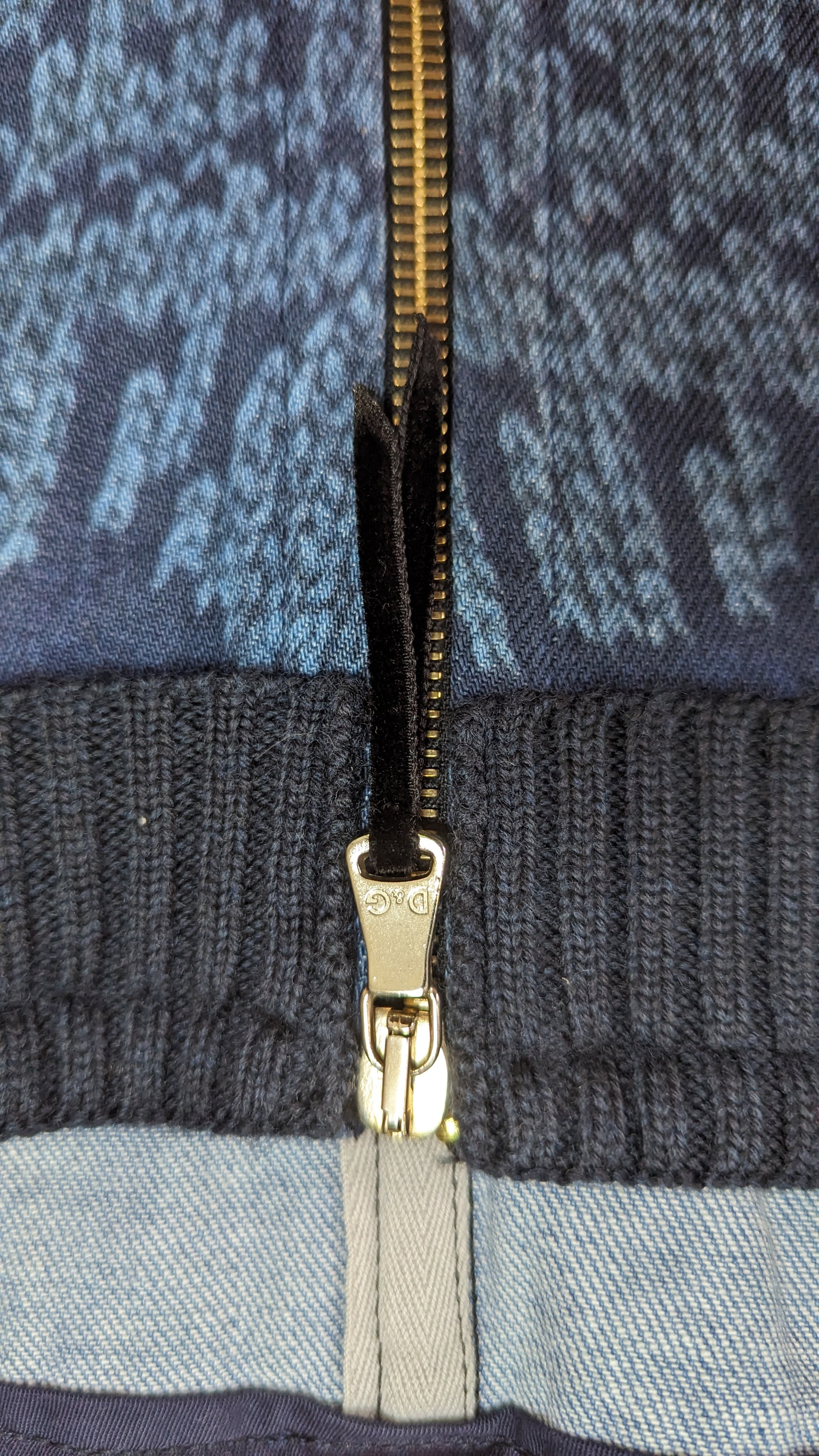 D&G Dolce and Gabanna Fall 2010 Denim Bustier at SoirVintage