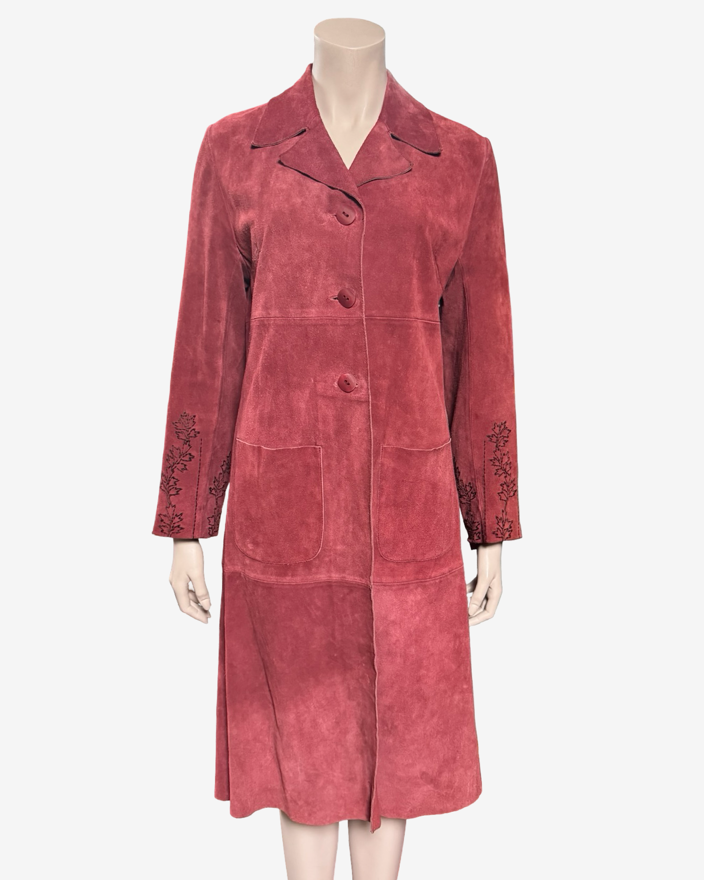 Vintage 70s Rosewood Suede leather Jacket