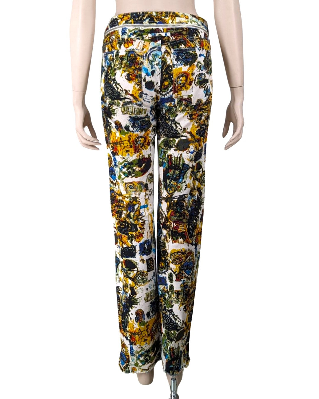 Jean Paul Gaultier Basquiat Print Jeans