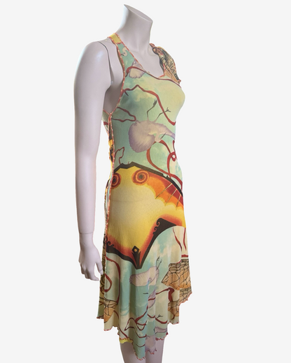 Jean Paul Gaultier SS 2005 Salvator Dali Mesh Dress