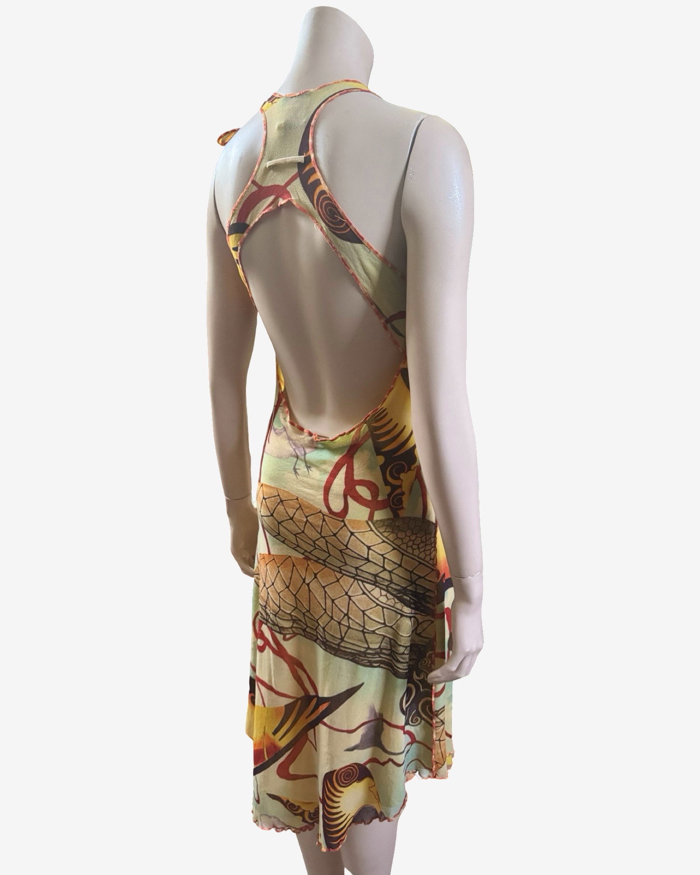 Jean Paul Gaultier SS 2005 Salvator Dali Mesh Dress