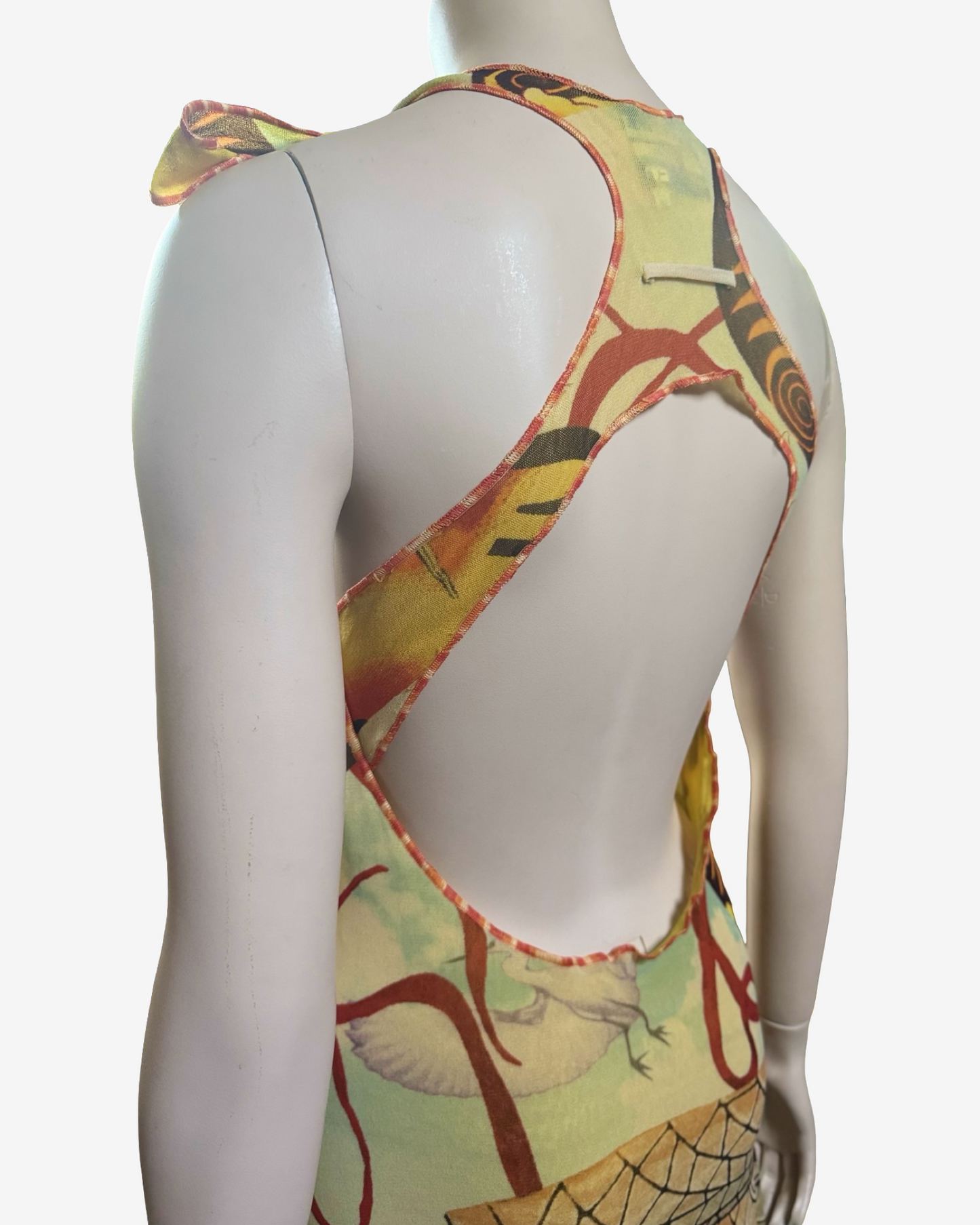 Jean Paul Gaultier SS 2005 Salvator Dali Mesh Dress