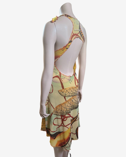 Jean Paul Gaultier SS 2005 Salvator Dali Mesh Dress