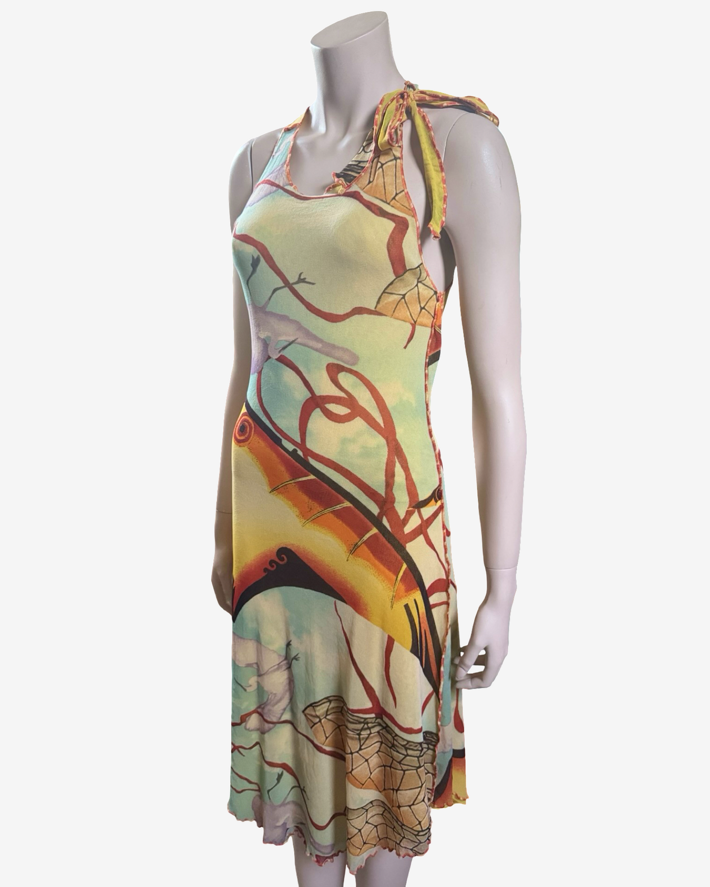 Jean Paul Gaultier SS 2005 Salvator Dali Mesh Dress