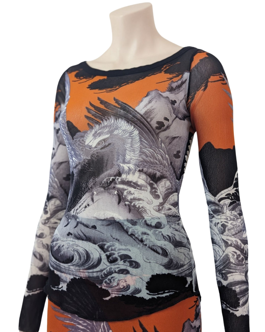 Jean Paul Gaultier Soleil Hokusai Wave and Eagle Mesh Set