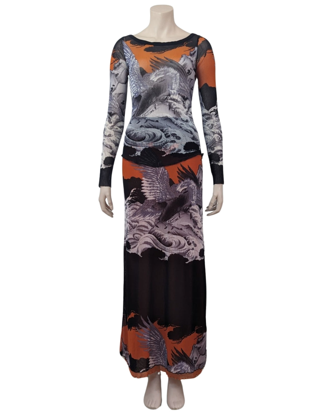 Jean Paul Gaultier Soleil Hokusai Wave and Eagle Mesh Set