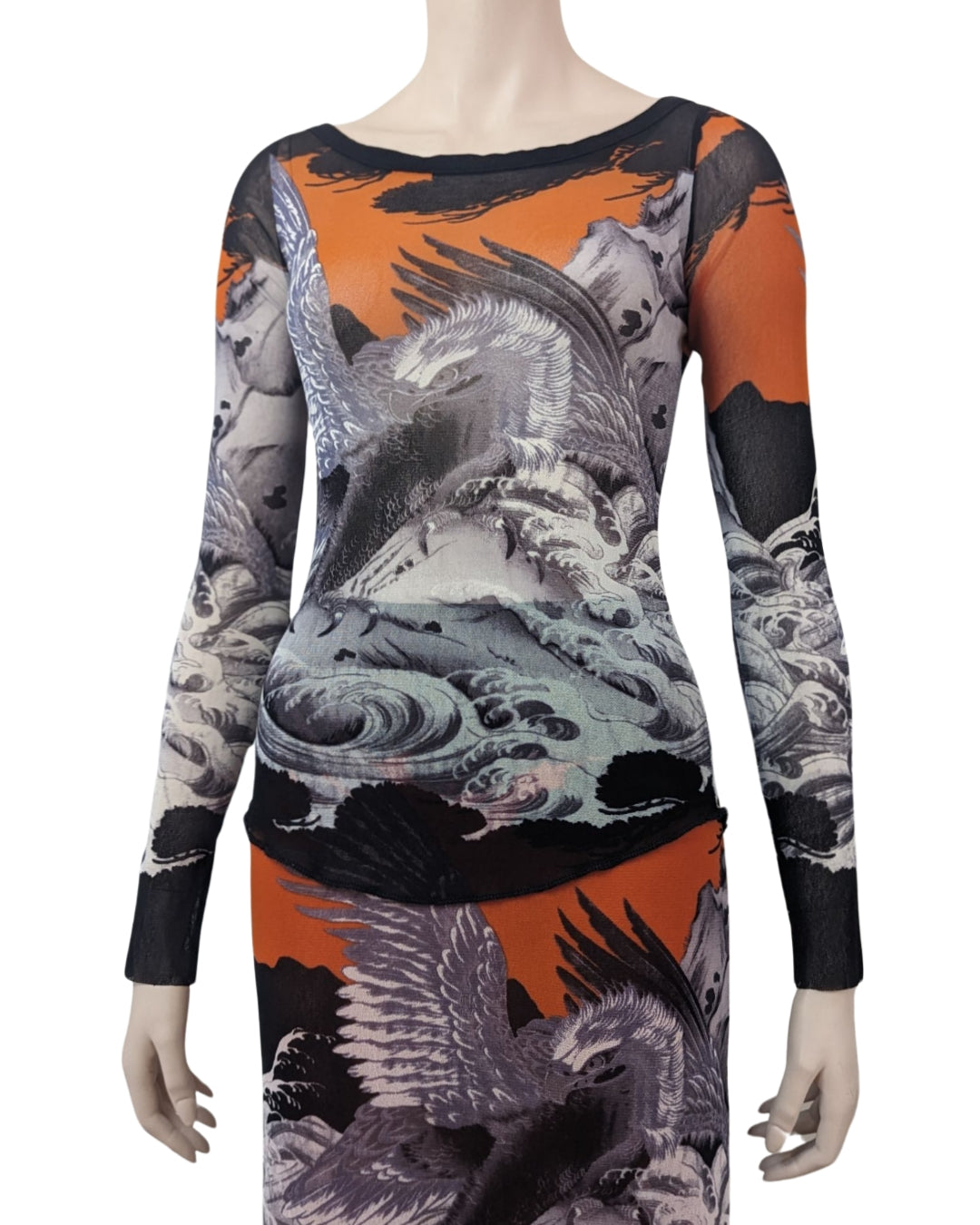 Jean Paul Gaultier Soleil Hokusai Wave and Eagle Mesh Set