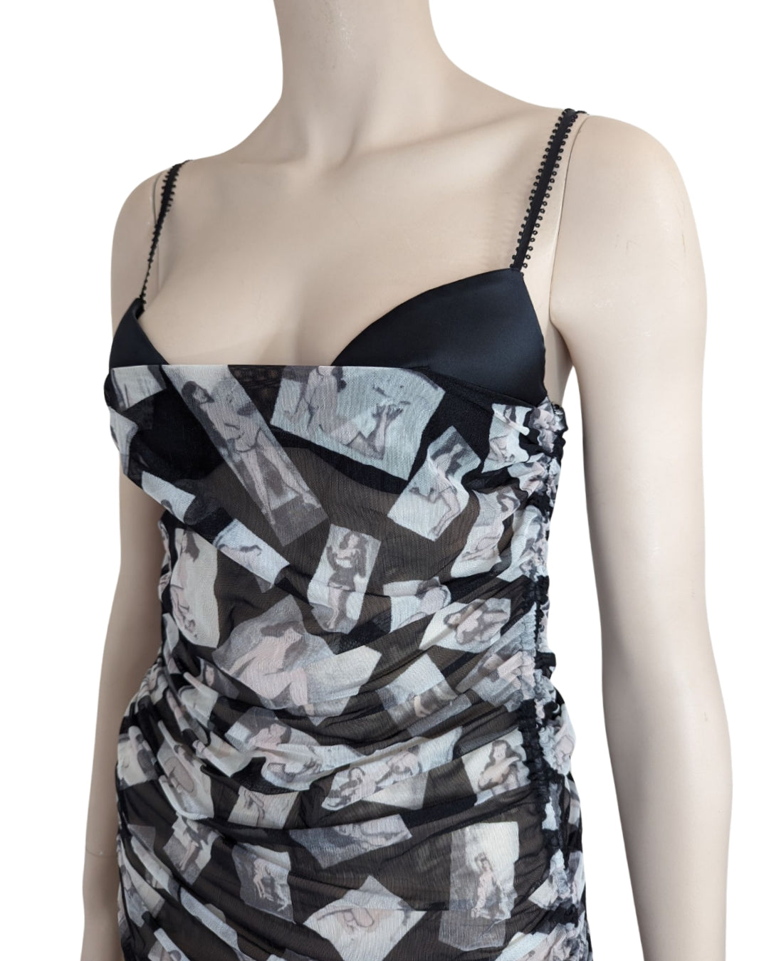La Perla Black Label Bettie Page Mesh Dress