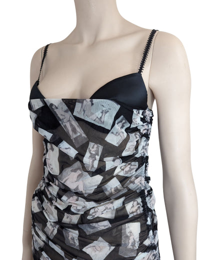 La Perla Black Label Bettie Page Mesh Dress
