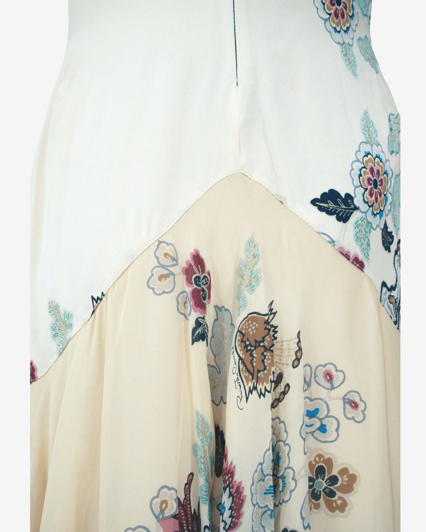 Roberto Cavalli - S/S 2003 Iconic Chinoiserie Silk Nacre Dress