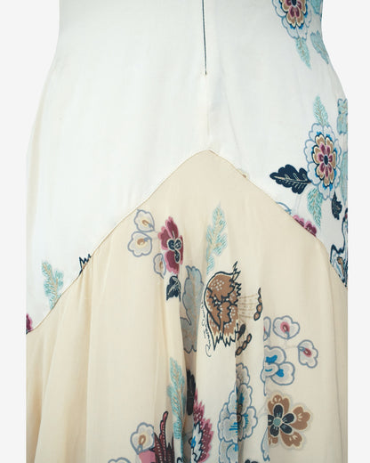 Roberto Cavalli - S/S 2003 Iconic Chinoiserie Silk Nacre Dress