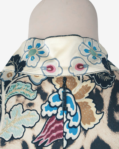 Roberto Cavalli - S/S 2003 Iconic Chinoiserie Silk Nacre Dress