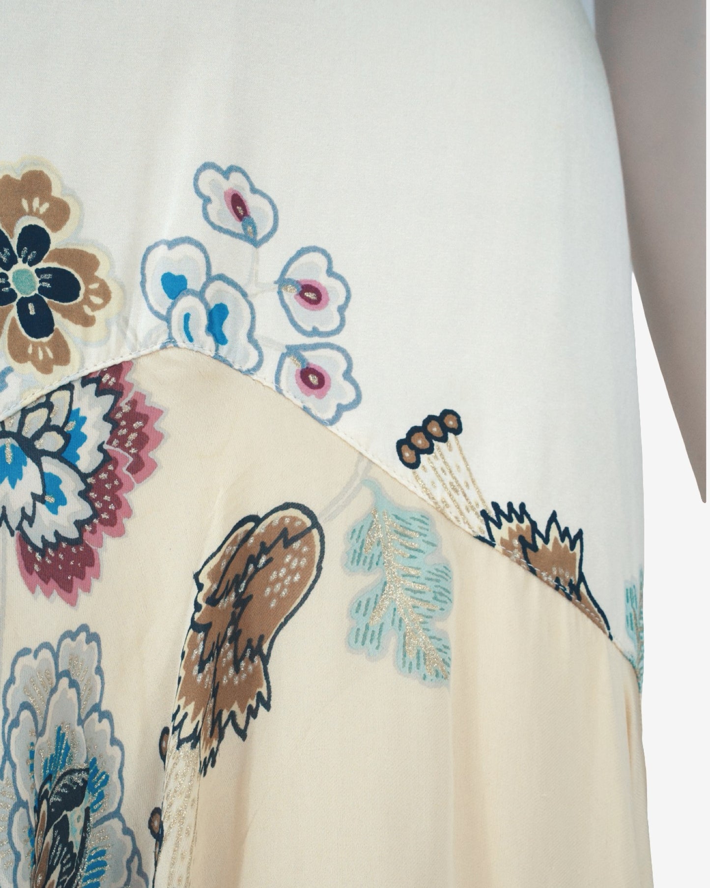 Roberto Cavalli - S/S 2003 Iconic Chinoiserie Silk Nacre Dress
